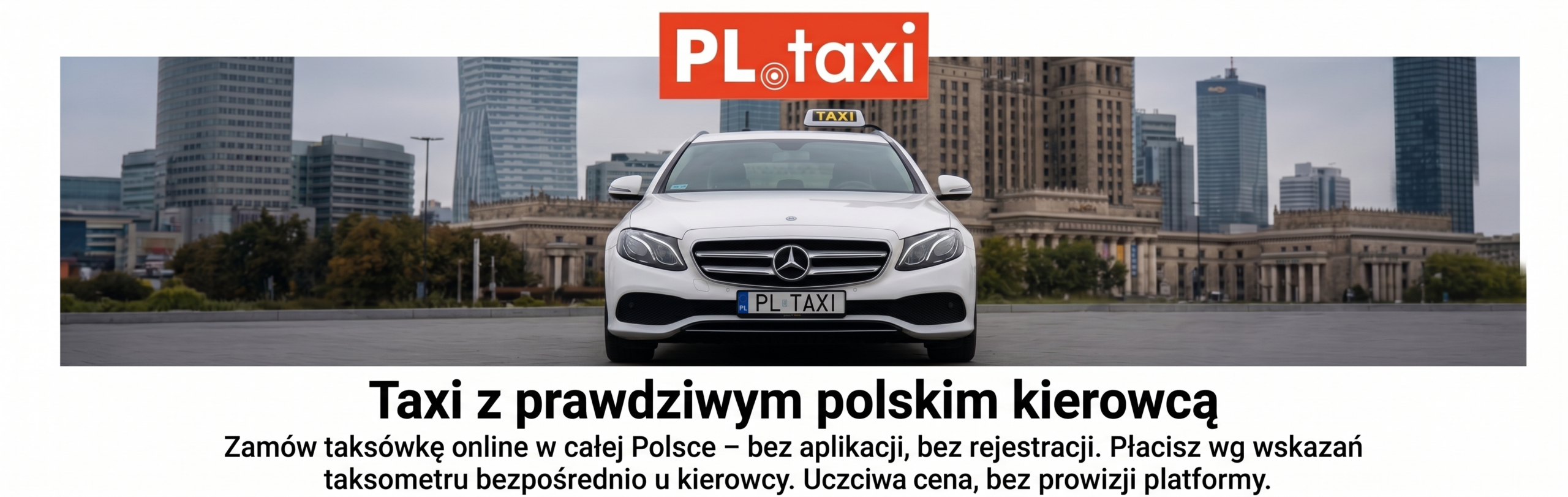 Taxi z prawdziwym polskim kierowcą