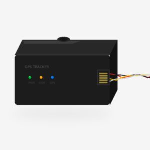 Fizyczny lokalizator GPS do samodzielnego montażu w pojeździe — zasilanie 12V, diody PWR/GSM/GPS
