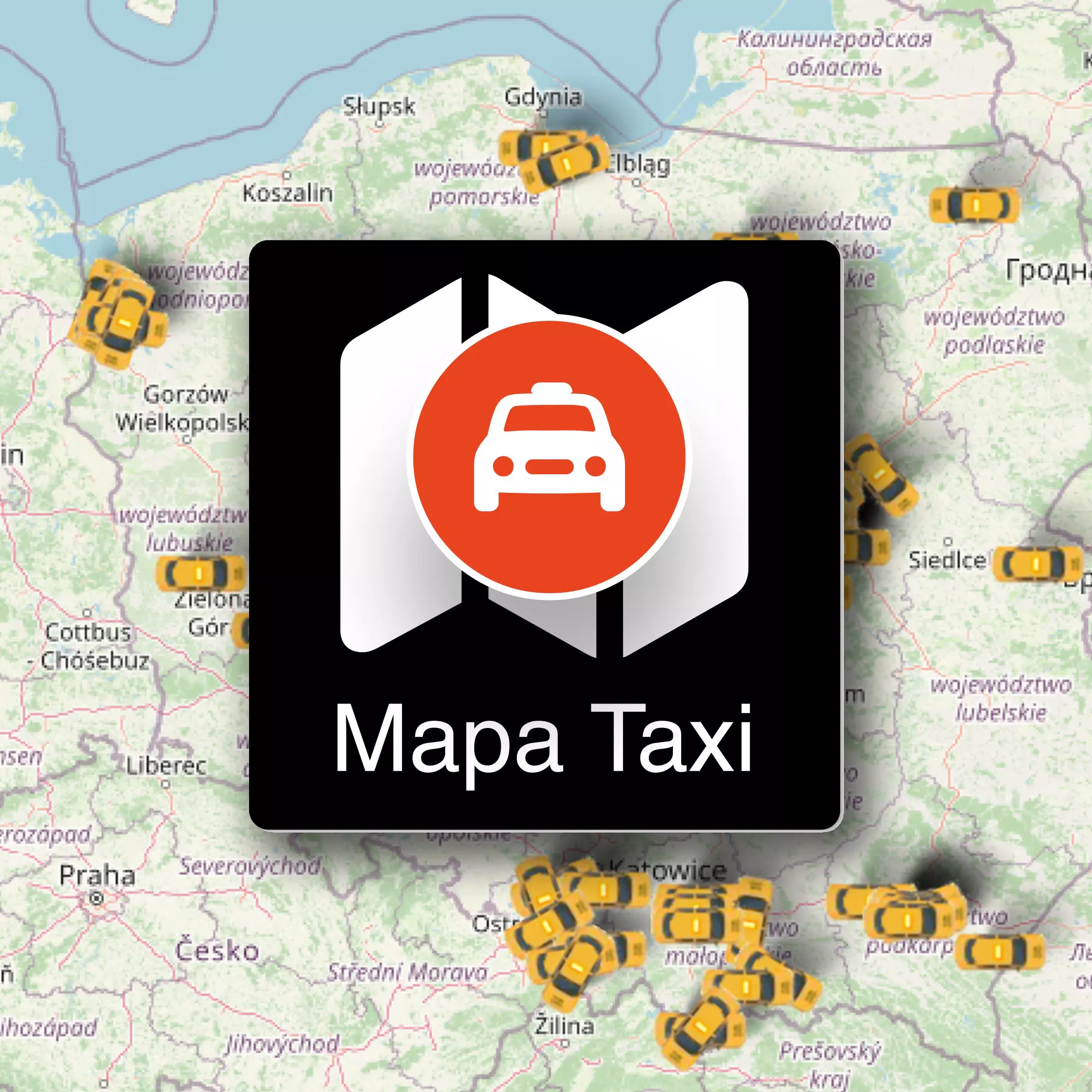 mapa taxi